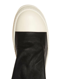 Rick Owens High Stocking Sneaks Boots White