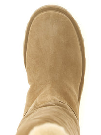 PRADA High Suede Boots Beige