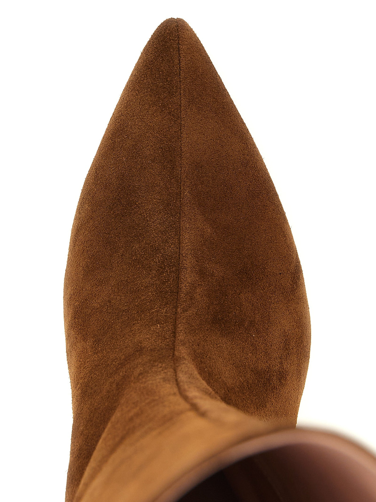 Fabiana Filippi High Suede Boots Brown, view 4