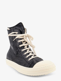 DRKSHDW Men's High Top Leather Sneaks Black