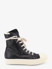 DRKSHDW Men's High Top Leather Sneaks Black