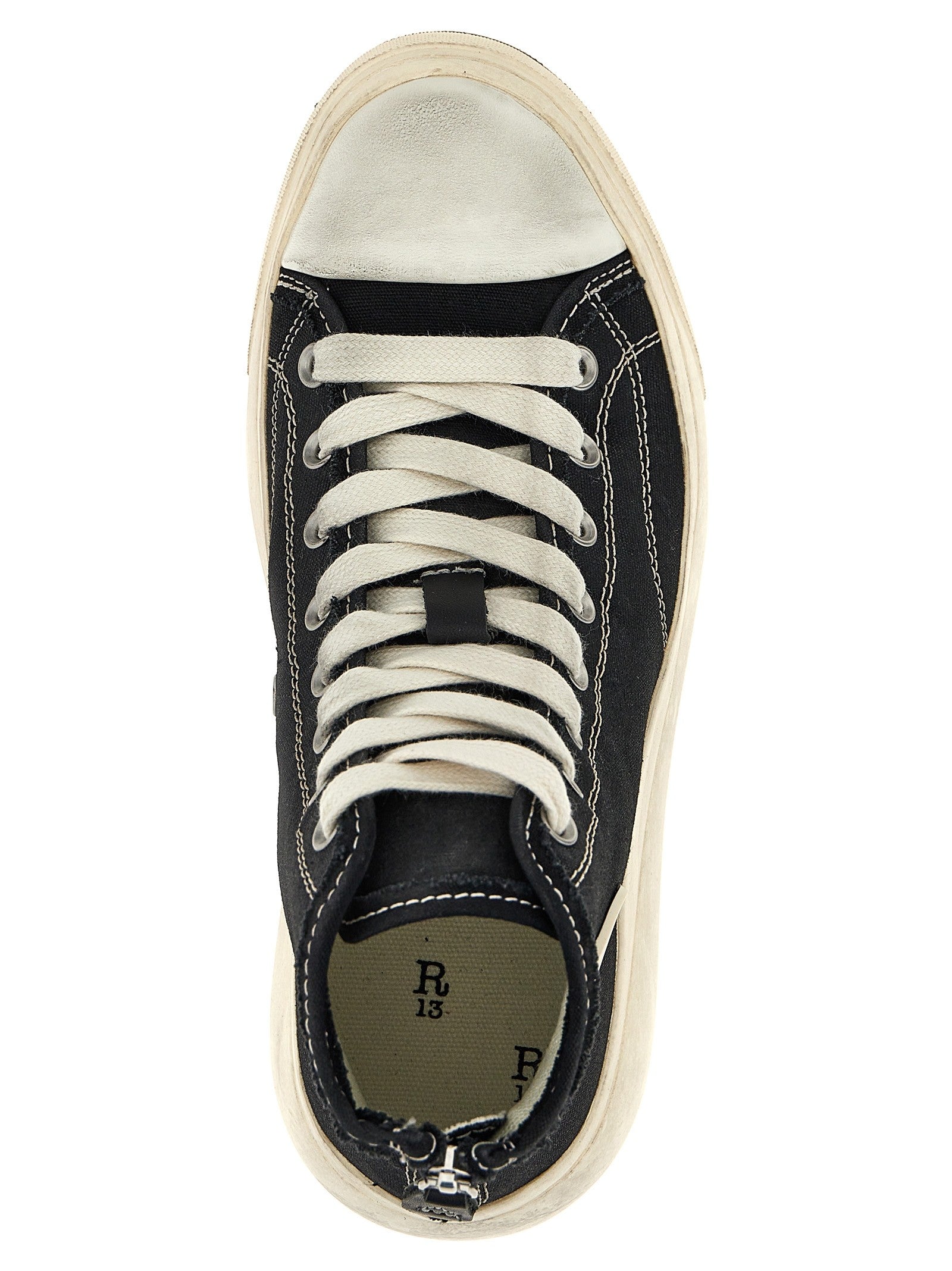 R13 High Top Sneakers White