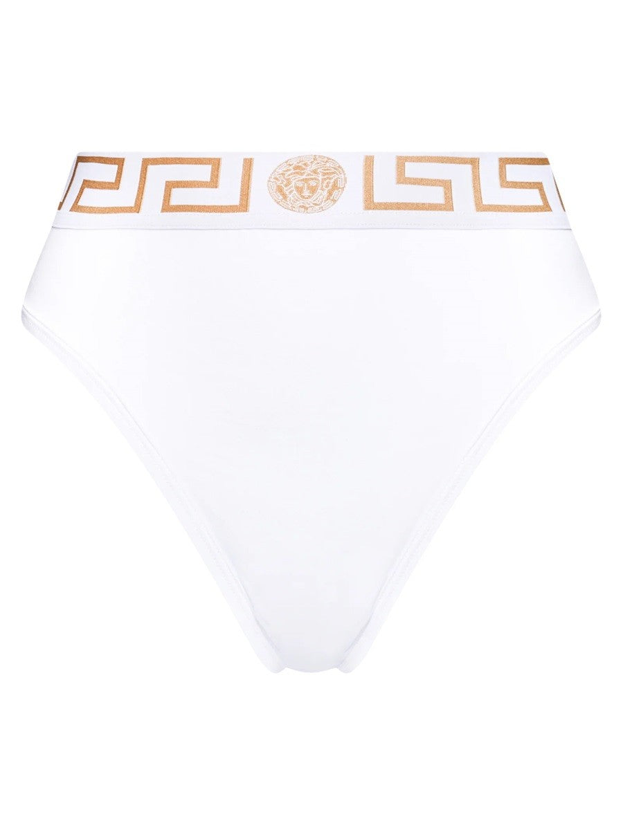 Versace Women's High Waist Briefs White Versace