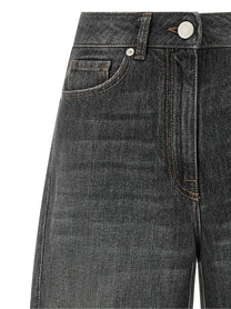Peserico High Waist Jeans Grey