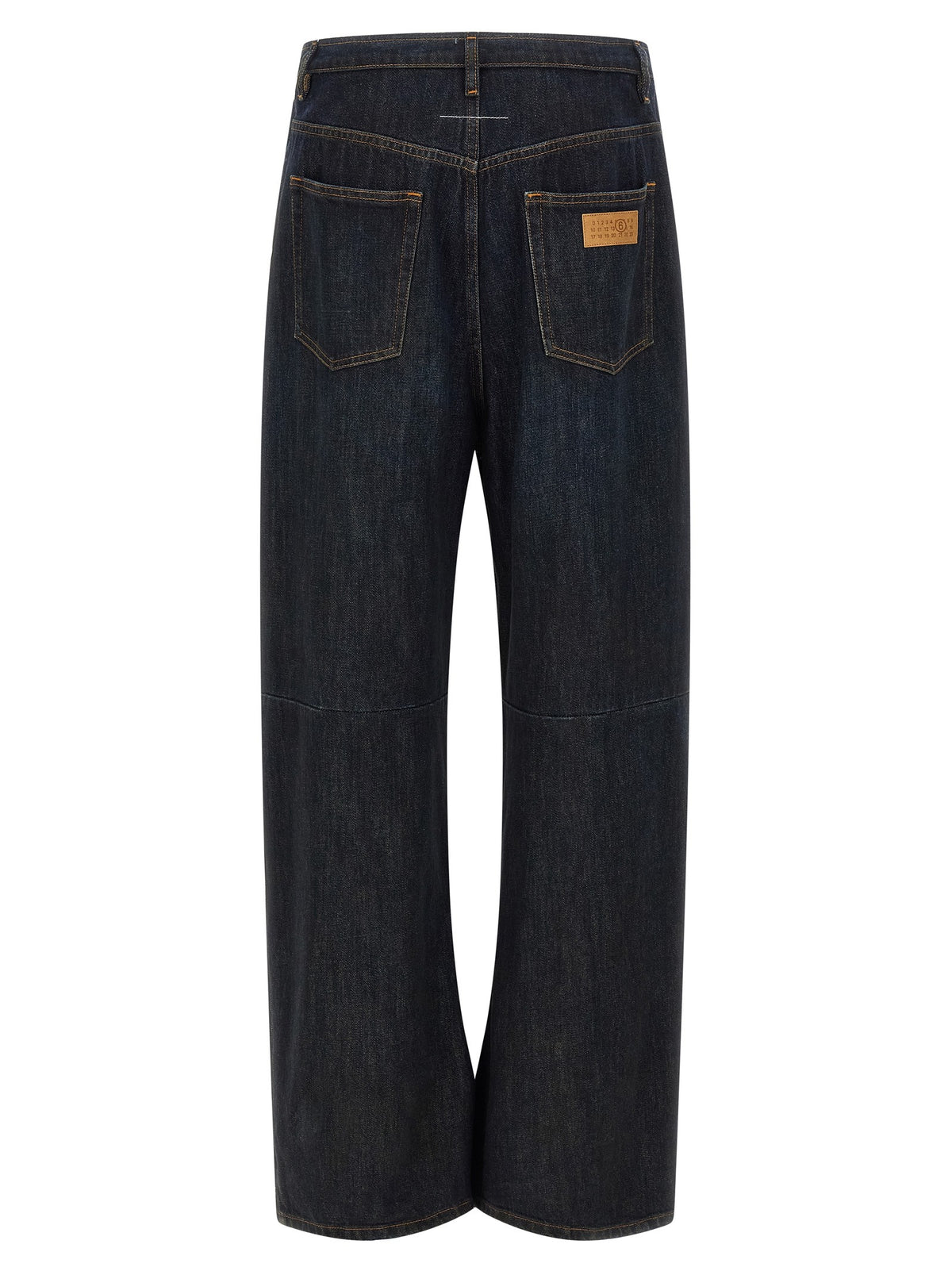 MM6 Maison Margiela High Waist Jeans Blue, view 2