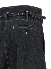 Junya Watanabe High Waist Jeans Black