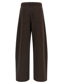 TWINSET High Waist Jeans Brown