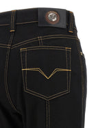 Versace High Waist Jeans Black, view 4