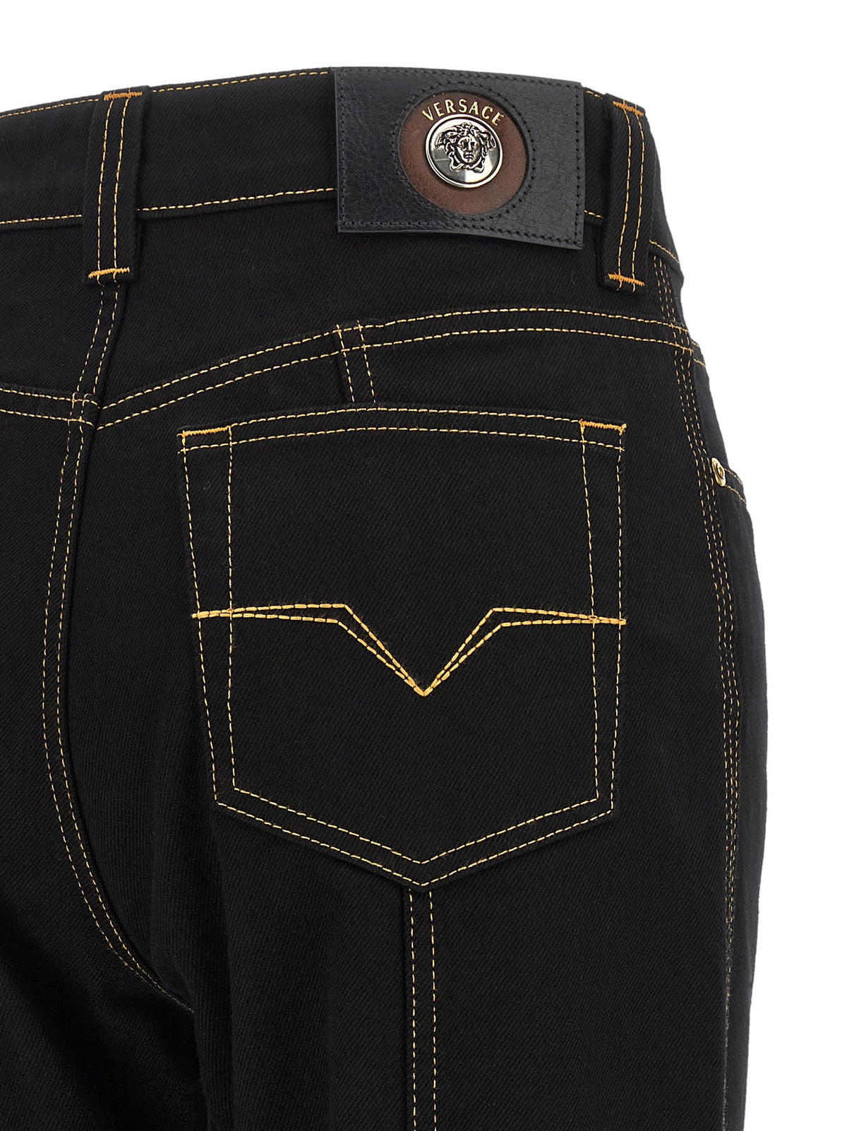 Versace High Waist Jeans Black, view 4