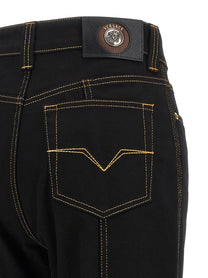 Versace High Waist Jeans Black, view 4