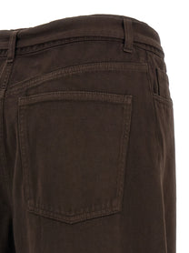 TWINSET High Waist Jeans Brown