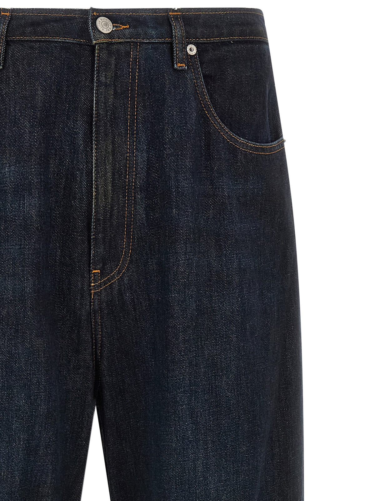 MM6 Maison Margiela High Waist Jeans Blue, view 3
