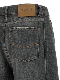 Peserico High Waist Jeans Grey