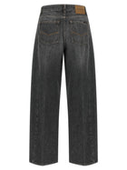 Peserico High Waist Jeans Grey