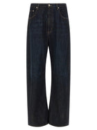 MM6 Maison Margiela High Waist Jeans Blue