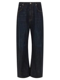 MM6 Maison Margiela High Waist Jeans Blue