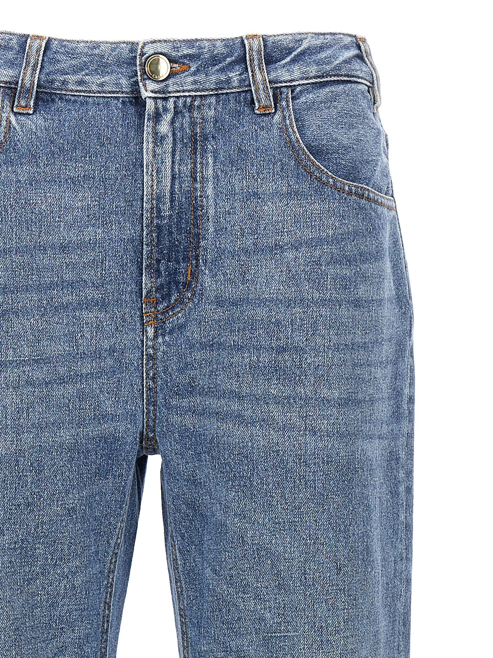 Chloé High Waist Jeans Blue