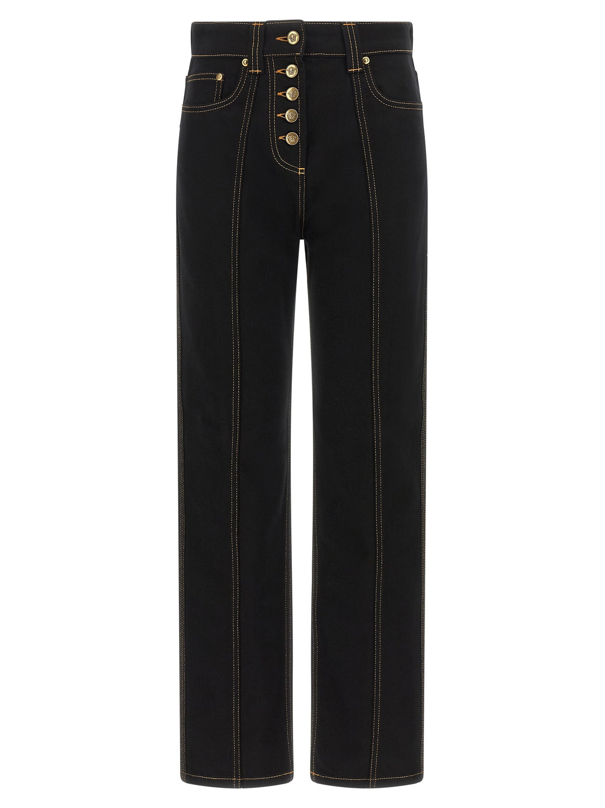 Versace High Waist Jeans Black