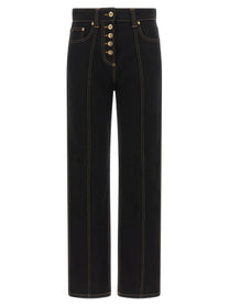 Versace High Waist Jeans Black