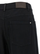 Brunello Cucinelli High Waist Jeans Black, view 4