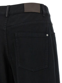Brunello Cucinelli High Waist Jeans Black, view 4