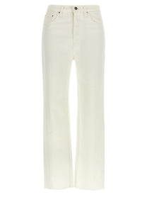 Toteme High Waist Jeans White