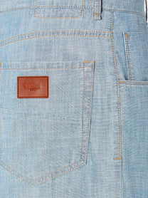 Fendi Men's High Waist Jeans Blue