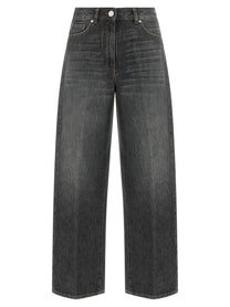 Peserico High Waist Jeans Grey
