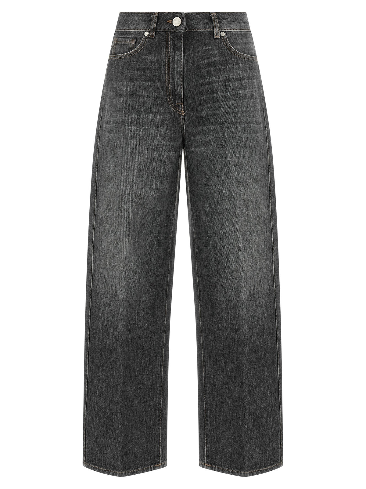 Peserico High Waist Jeans Grey