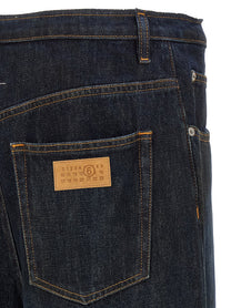MM6 Maison Margiela High Waist Jeans Blue, view 4