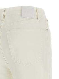Toteme High Waist Jeans White