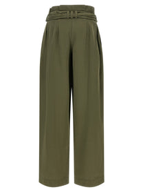 Balmain High Waist Pants Green