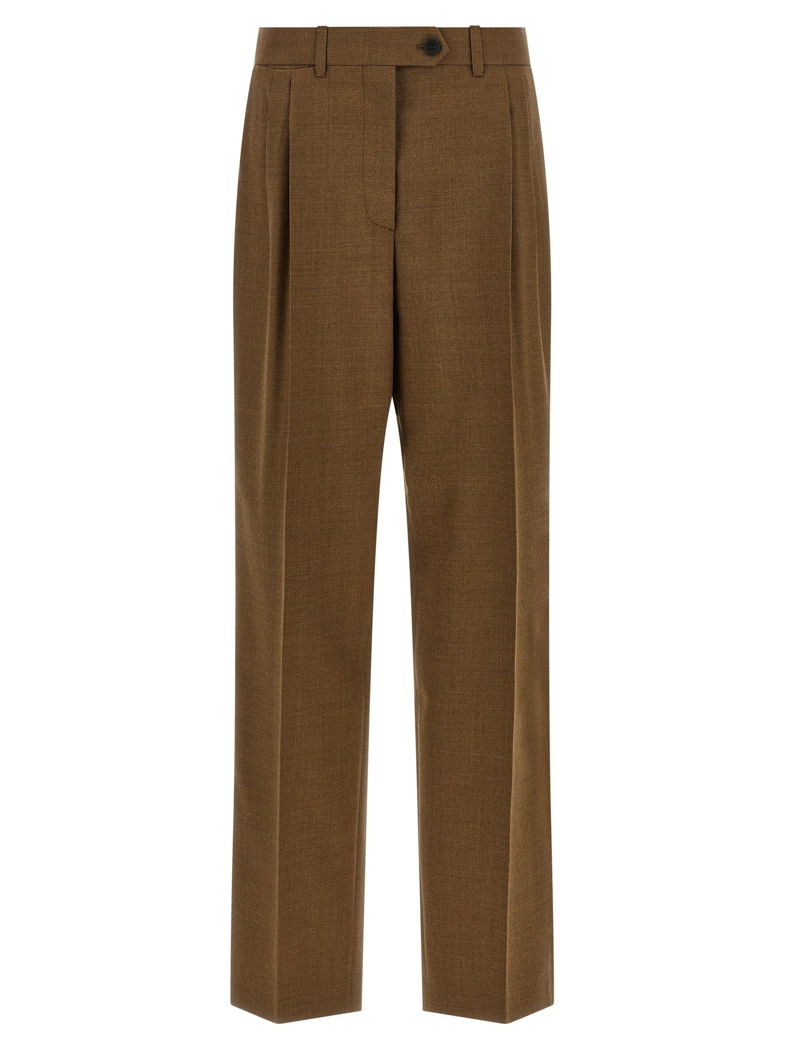 PRADA High Waist Pants Brown