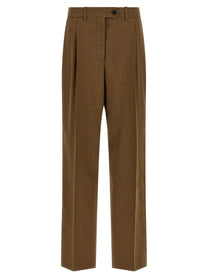 PRADA High Waist Pants Brown