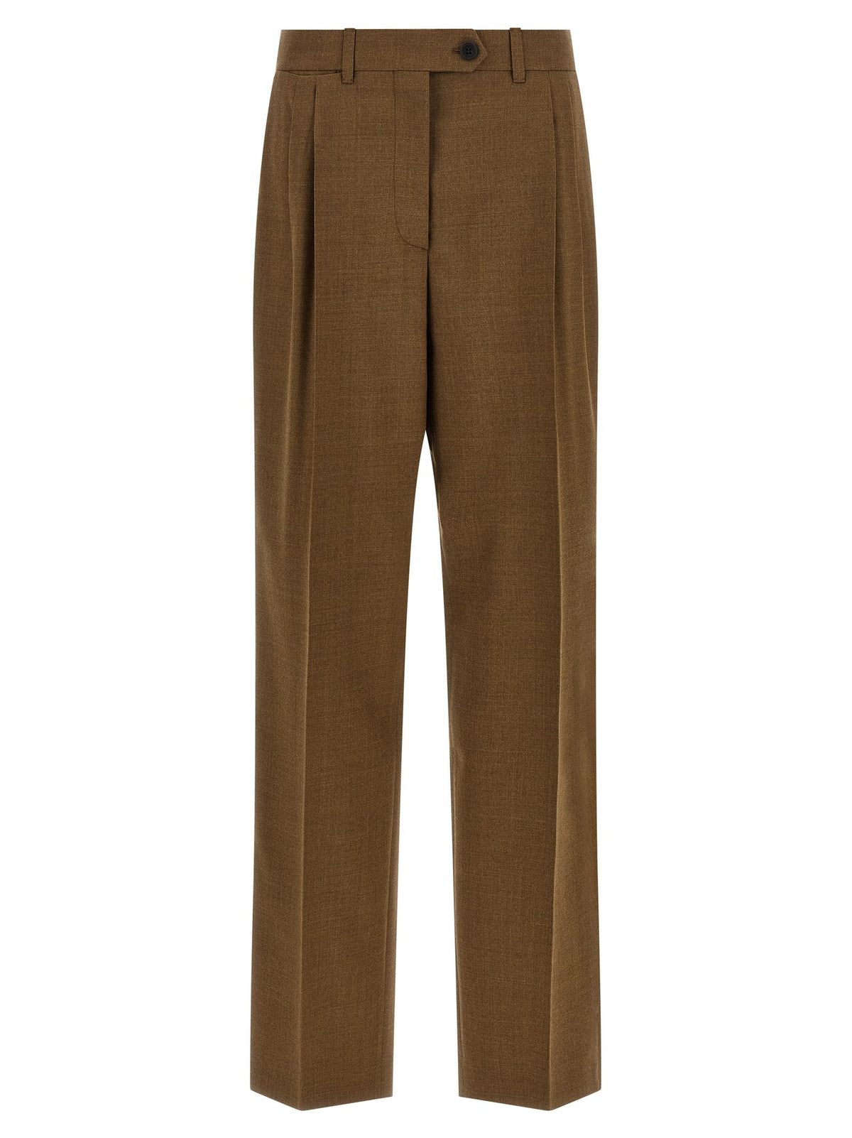 PRADA High Waist Pants Brown