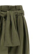 Balmain High Waist Pants Green, view 3