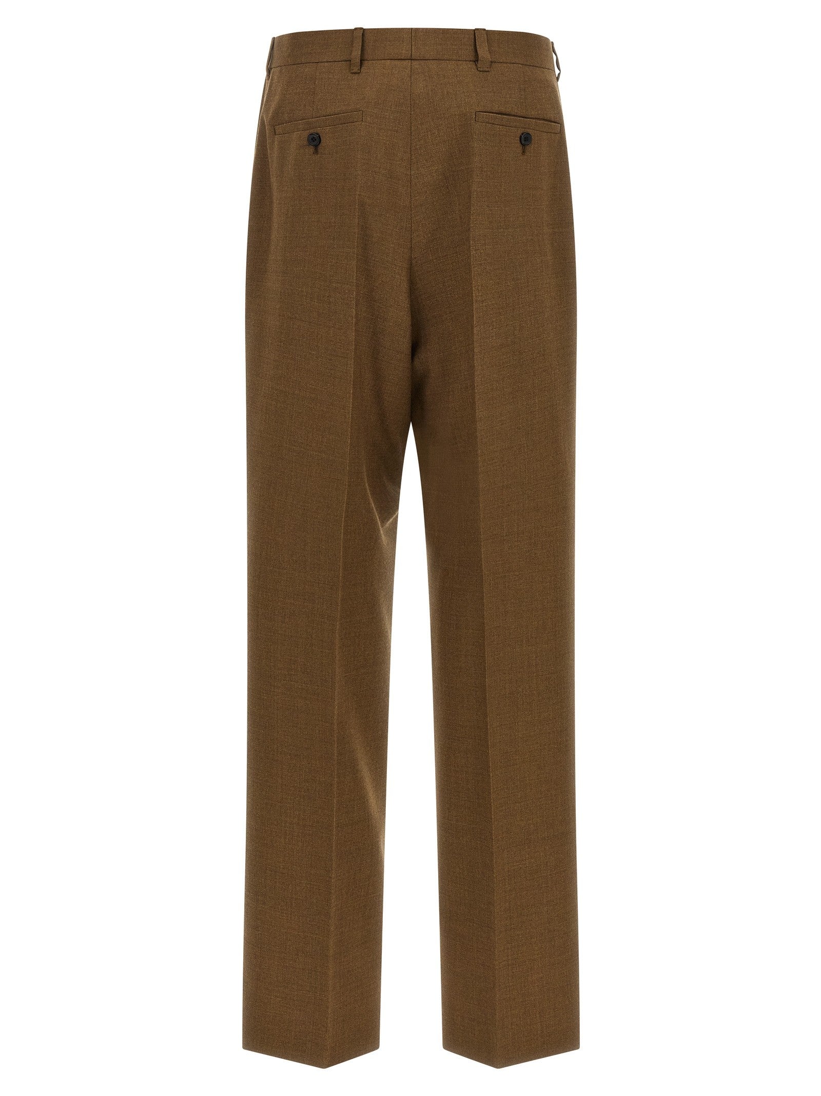 PRADA High Waist Pants Brown