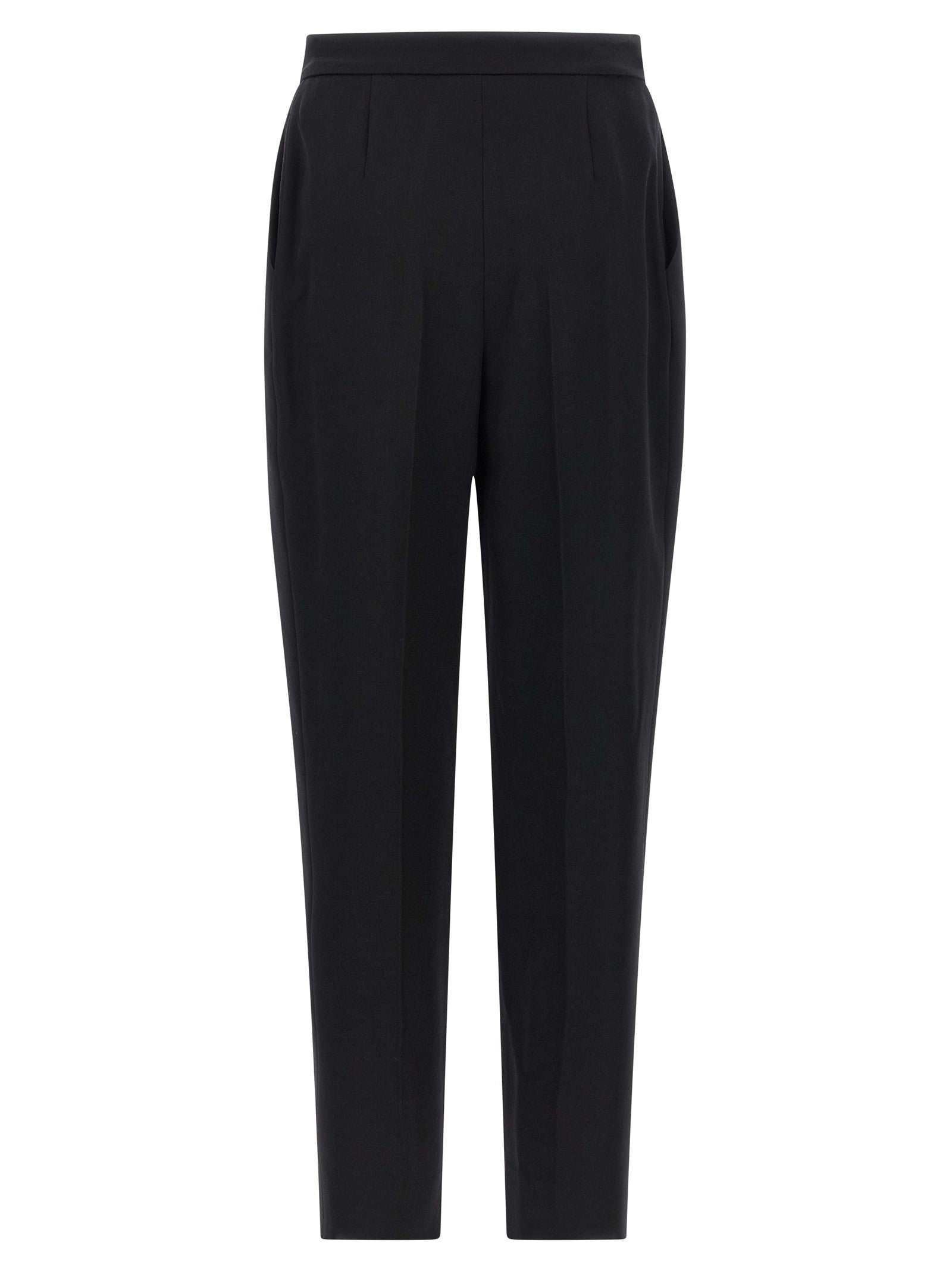Balmain High Waist Pants Black