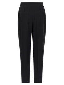 Balmain High Waist Pants Black