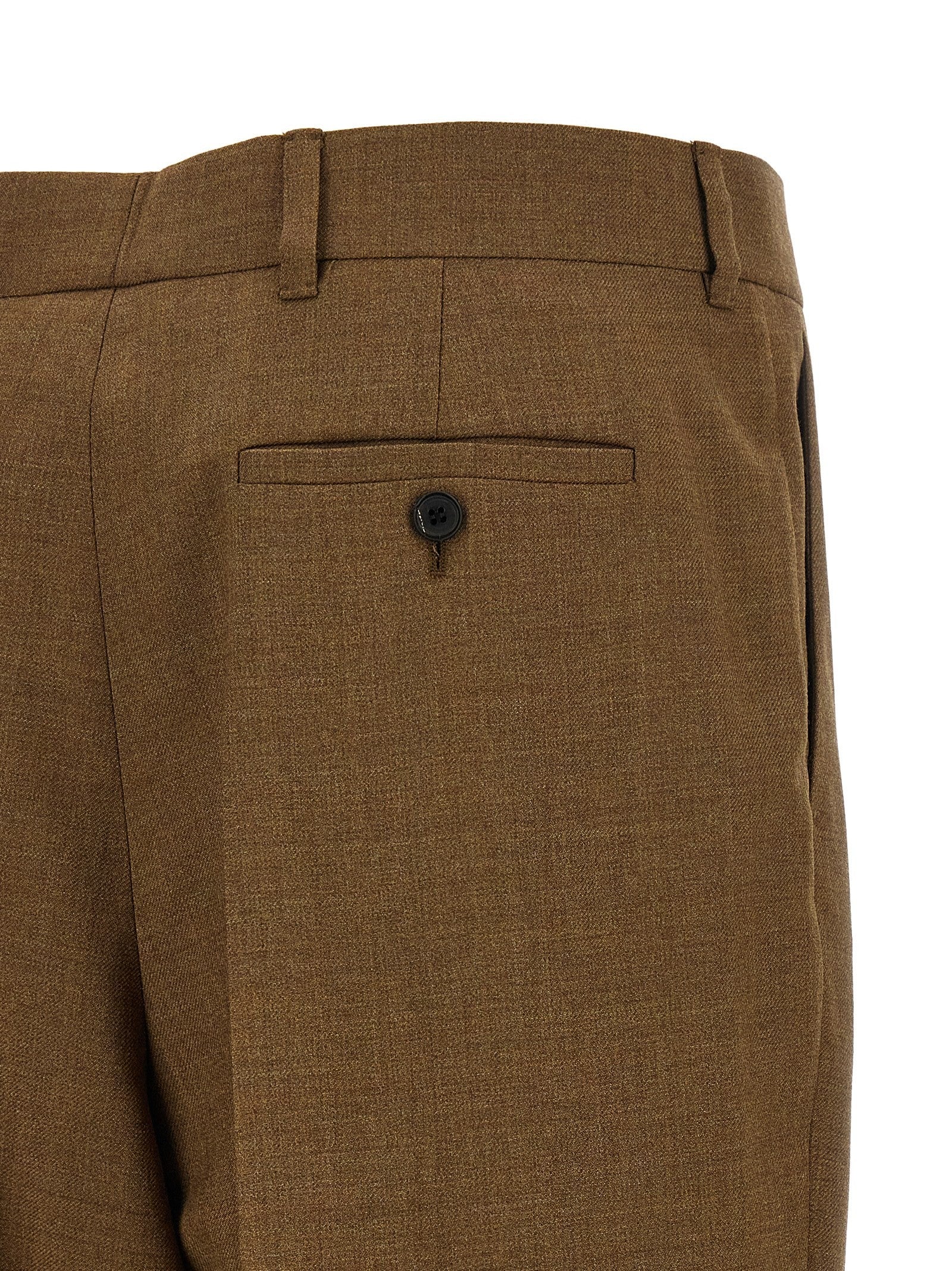 PRADA High Waist Pants Brown