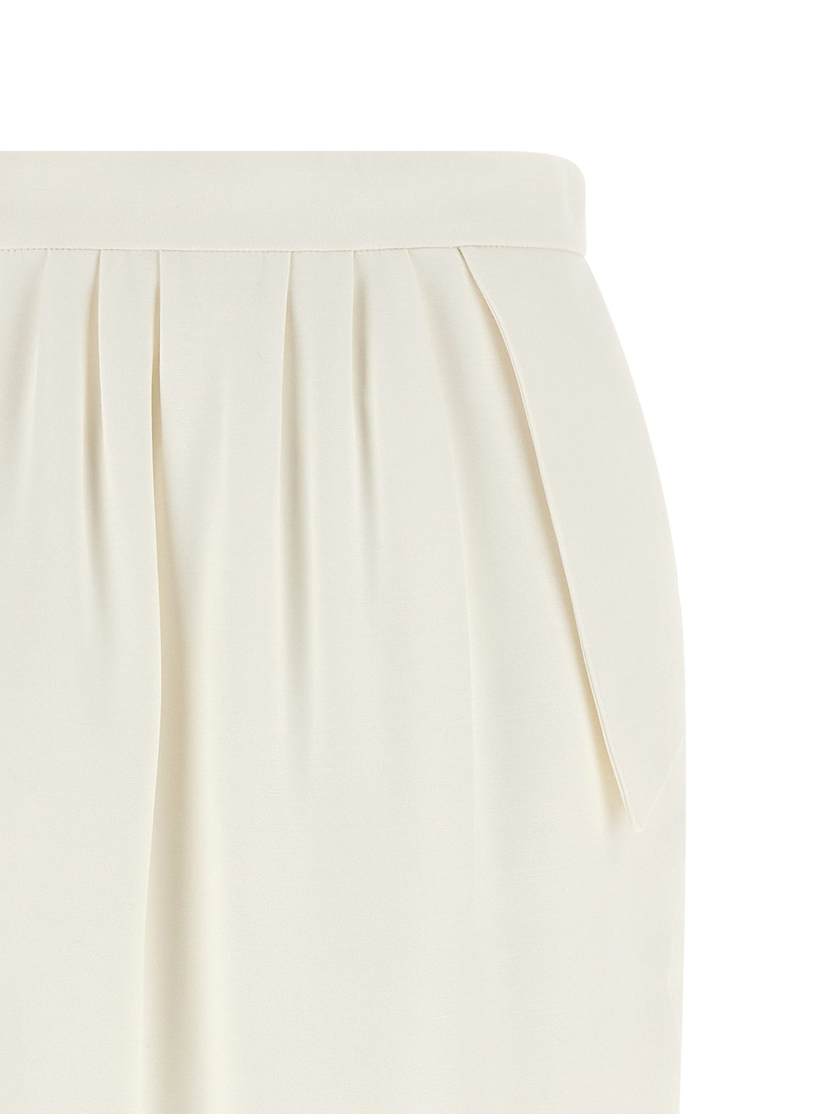 Stella McCartney High Waist Skirt White