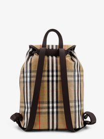 Burberry Men's Highlands Coated Canvas Backpack Beige