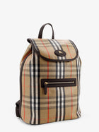 Burberry Men's Highlands Coated Canvas Backpack Beige, view 4