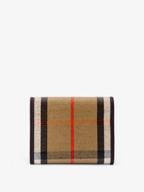 Burberry Women's Highlands Compact Wallet Beige