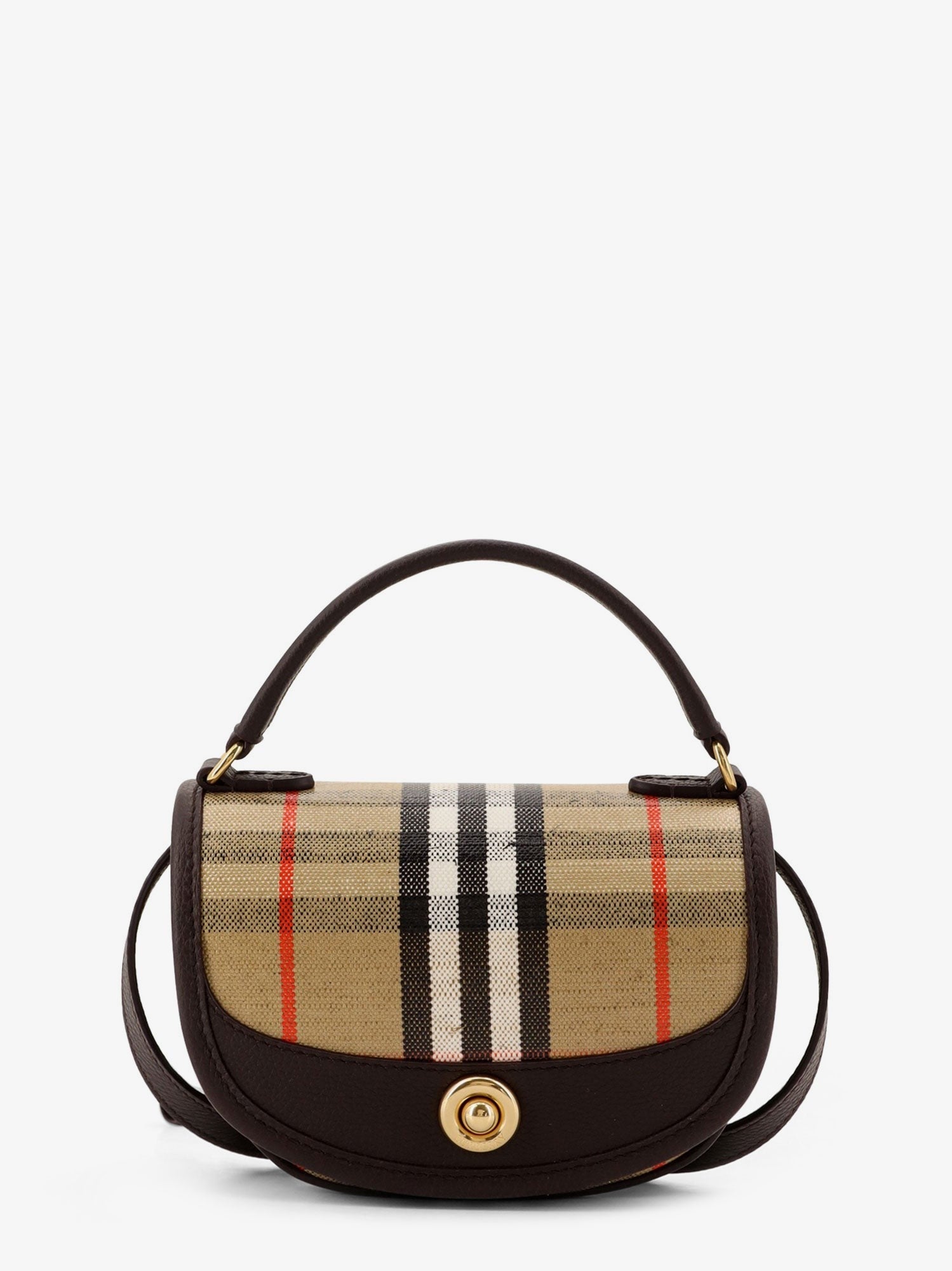 Burberry Women's Highlands Crossbody Bag Beige