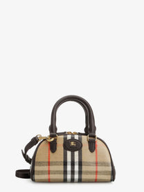 Burberry Women's Highlands Mini Bowling Www Crossbody Bag Beige