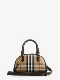 Burberry Women's Highlands Mini Bowling Www Crossbody Bag Beige