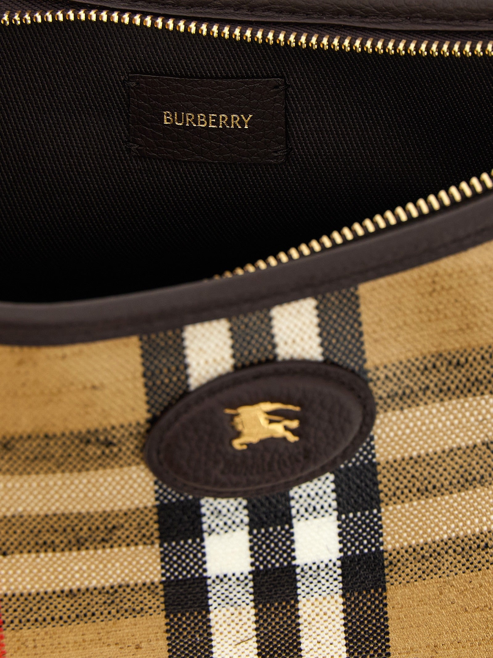 Burberry Highlands Mini Shoulder Bag Gold