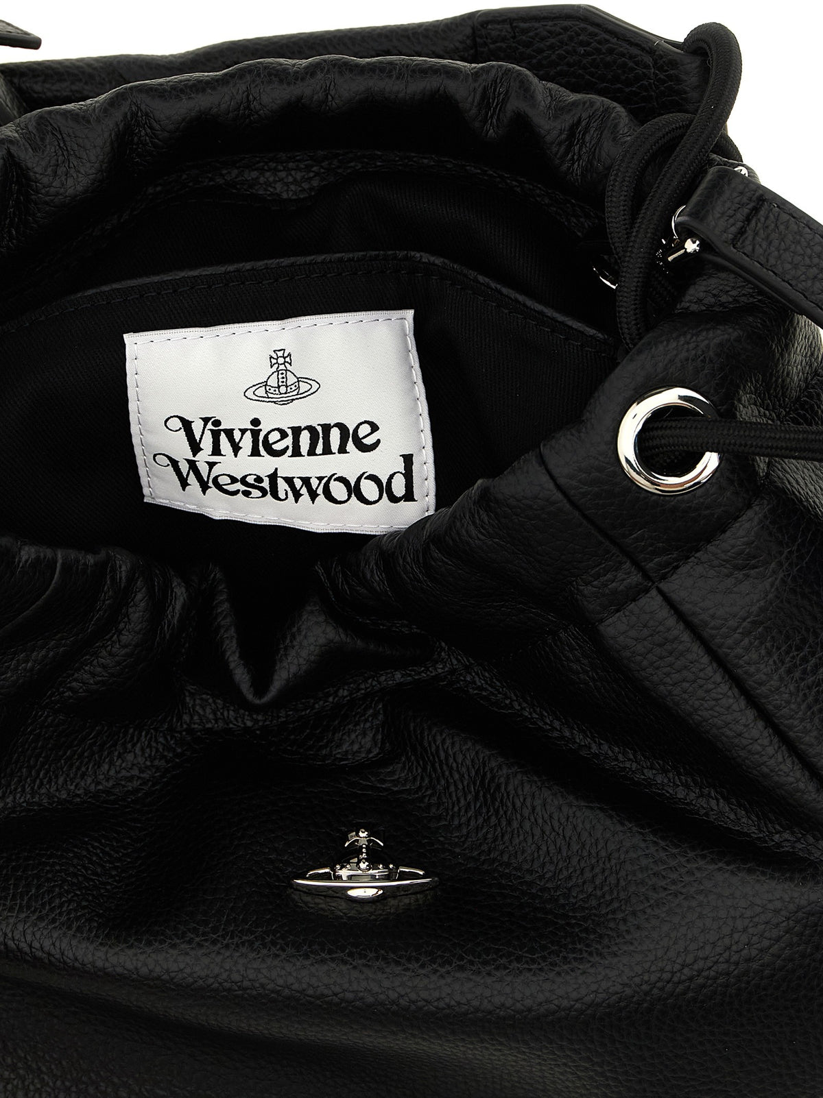 Vivienne Westwood Hilary Small Bucket Bag Black