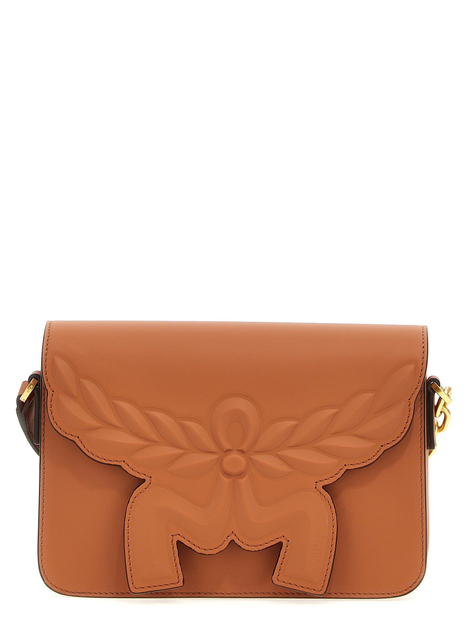 MCM Himmel Crossbody Bag Brown